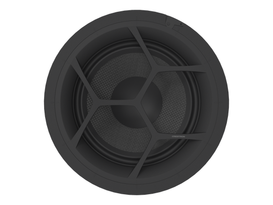 Crestron ULTIMATE ICS8-AW-W-T-EACH - Ultimate In-Ceiling 8 in. Subwoofer, All Weather, White Textured, Single