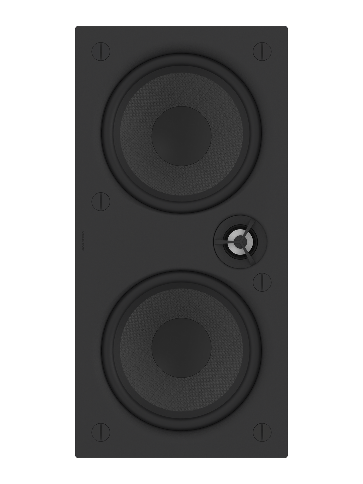 Crestron ULTIMATE IWLCR62-W-T-EACH - Ultimate Dual 6.5 in. 2-Way In-Wall LCR Speaker, White Textured, Single