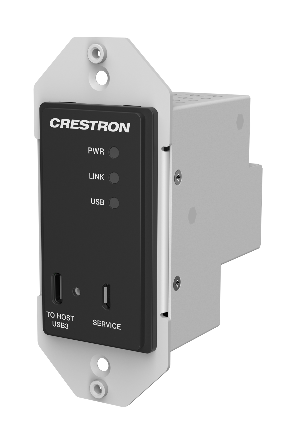 Crestron USB-EXT-3S-LOCAL-1G - USB 3.2 Extender over CAT 6a/7 Cable, Local, 1-Gang