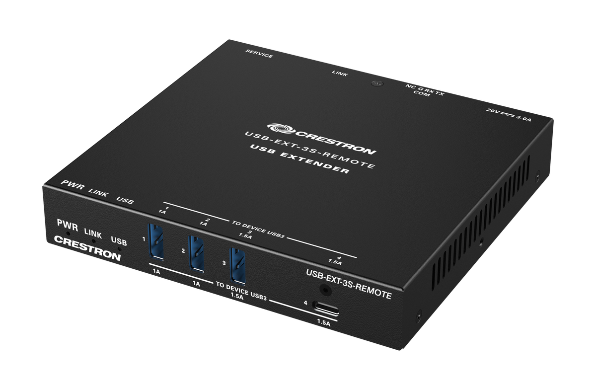 Crestron USB-EXT-3S-REMOTE - USB 3.2 Extender over CAT 6a/7 Cable, Remote