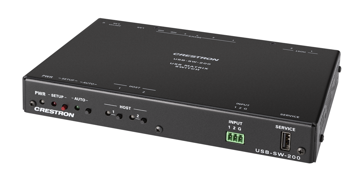 Crestron USB-SW-200 - 2-input USB 3.2 Data Matrix Switcher