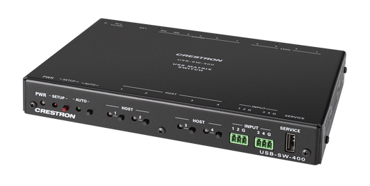 Crestron USB-SW-400 - 4-input USB 3.2 Data Matrix Switcher