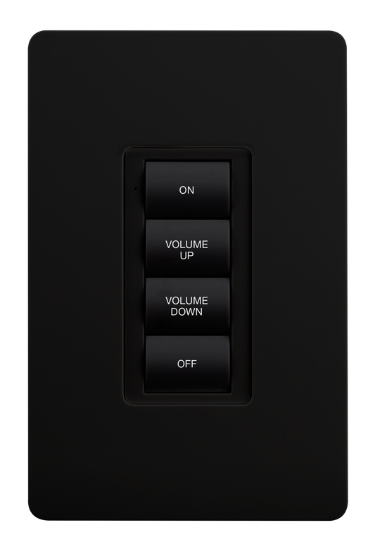 Crestron ZUMMESH-KP10AMBATT-B-S - AirMedia® Wireless Battery-Powered Keypad, Black Smooth