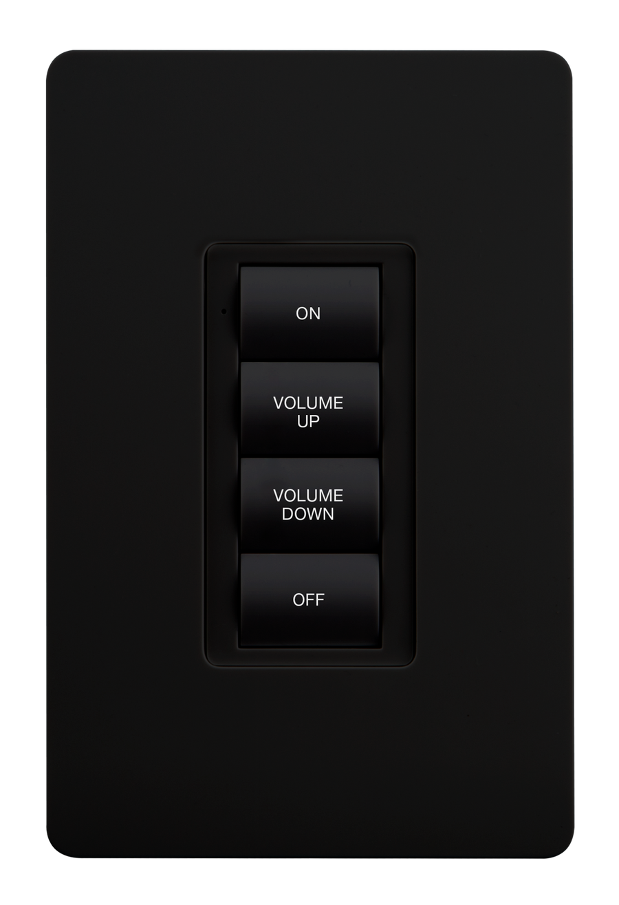 Crestron ZUMMESH-KP10AMBATT-B-S - AirMedia® Wireless Battery-Powered Keypad, Black Smooth