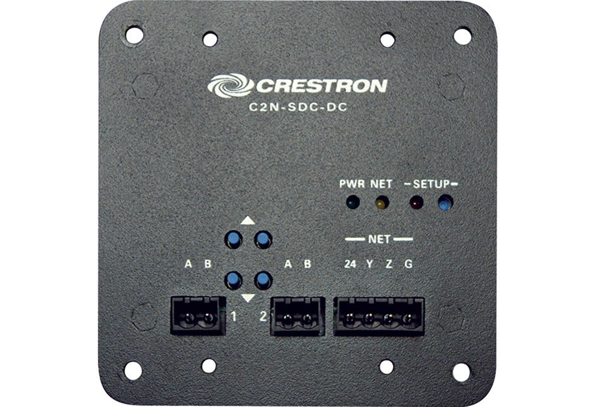 Crestron C2N-SDC-DC - Shade and Drape Controller, 2 outputs for 24 VDC 2-wire bidirectional motors