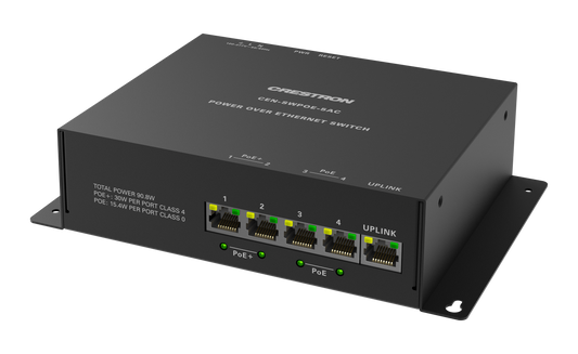 Crestron CEN-SWPOE-5AC - 5-Port PoE Network Switch
