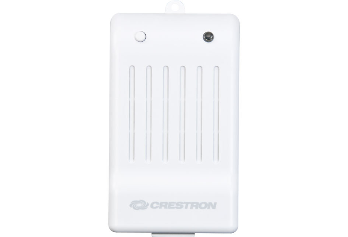 Crestron CLW-LSWEX-2GD-W-T - Dual-Channel Wireless Lamp Switch, Ground Pin Down, White Textured