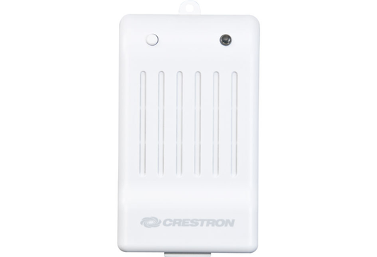 Crestron CLW-LSWEX-2GD-W-T - Dual-Channel Wireless Lamp Switch, Ground Pin Down, White Textured