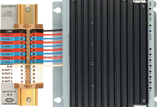 Crestron CLX-1MC4 - 4 Channel Motor Control Module, 1 Feed, 120V