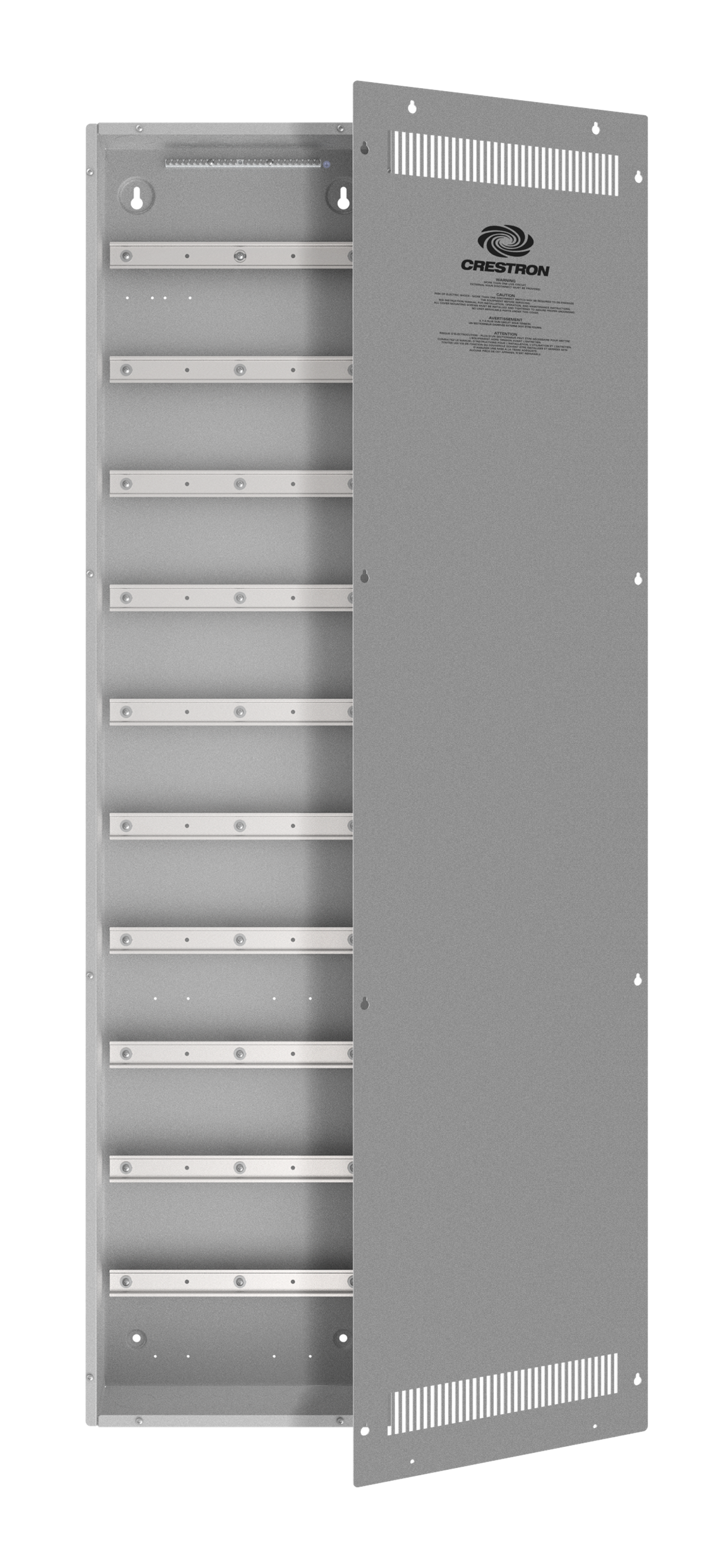 Crestron DIN-EN-10X18M - DIN Rail Enclosure, 10 DIN Rails, 18 M Wide