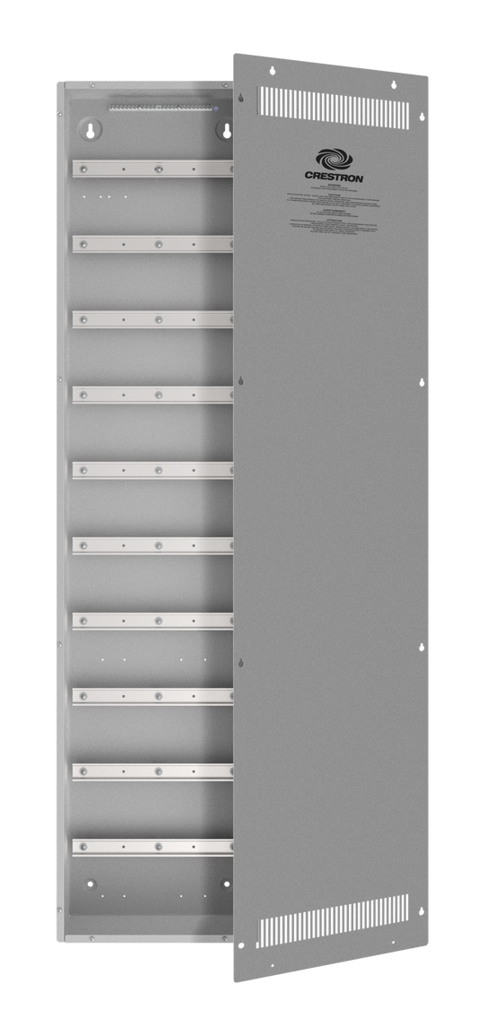 Crestron DIN-EN-10X18M - DIN Rail Enclosure, 10 DIN Rails, 18 M Wide