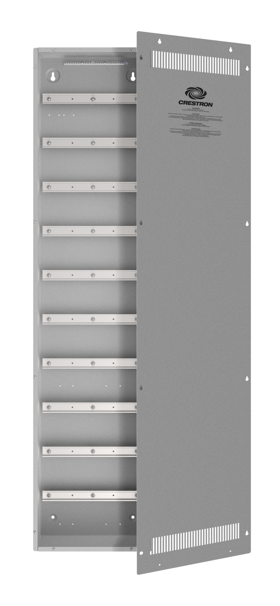 Crestron DIN-EN-10X18M - DIN Rail Enclosure, 10 DIN Rails, 18 M Wide