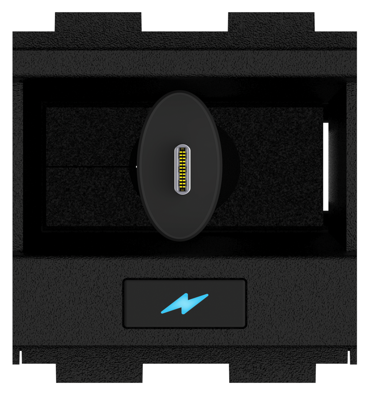 Crestron FT2A-CBLR-1T-USBC-PWR - One-Touch Cable Retractor for FT2 ELEC Series, USB-C® to USB-C, 60 W