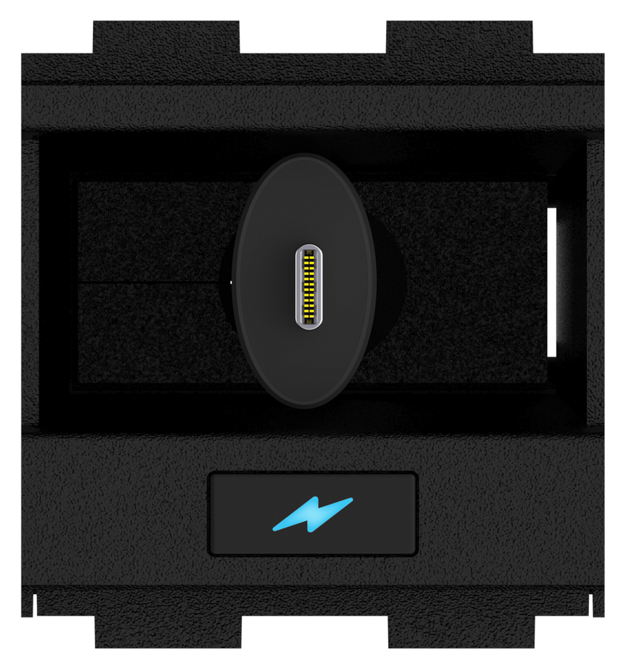Crestron FT2A-CBLR-1T-USBC-PWR - One-Touch Cable Retractor for FT2 ELEC Series, USB-C® to USB-C, 60 W