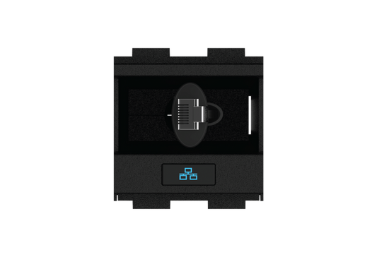 Crestron FT2A-CBLR-1T-CAT6 - One-Touch Cable Retractor for FT2 ELEC Series, RJ-45 to RJ-45, CAT6