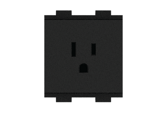 Crestron FT2A-PWR-US-1-BASIC - AC Power Outlet Module for FT2 Series, Single, US NEMA 5, Type B, Attached Power Cord