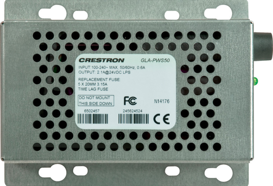 Crestron GLA-PWS50 - Wall Mount 50 Watt Cresnet Power Supply