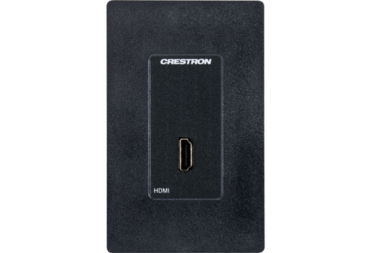 Crestron MP-WP152-B - Media Presentation Wall Plate - HDMI®, Black