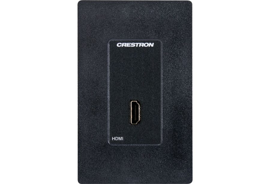 Crestron MP-WP152-B - Media Presentation Wall Plate - HDMI®, Black