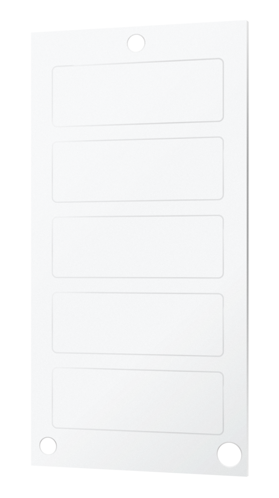 Crestron MPB4/MPC4-BTN5-W BLANK - Backlit Engravable Button Labels for MPB4/MPC4-301 and MPC4-302, White, Set of 5, Engraving Not Included