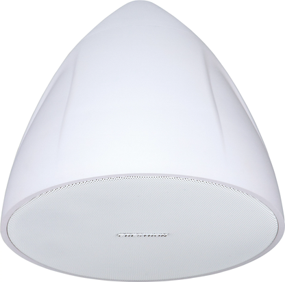 Crestron SAROS PD4T-W-T-EACH - Saros® 4” 2-Way Pendant Speaker, White Textured, Single