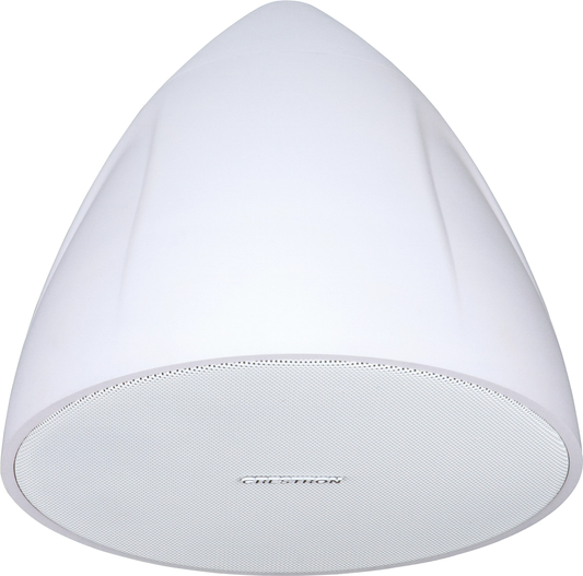 Crestron SAROS PD4T-W-T-EACH - Saros® 4” 2-Way Pendant Speaker, White Textured, Single