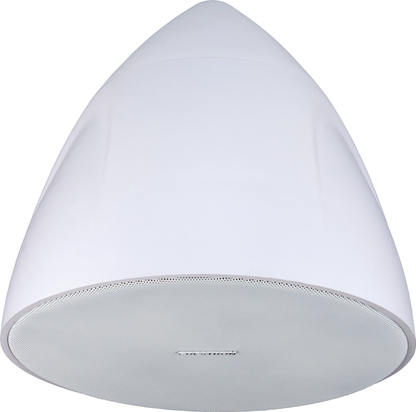 Crestron SAROS PD6T-W-T-EACH - Saros® 6.5” 2-Way Pendant Speaker, White Textured, Single