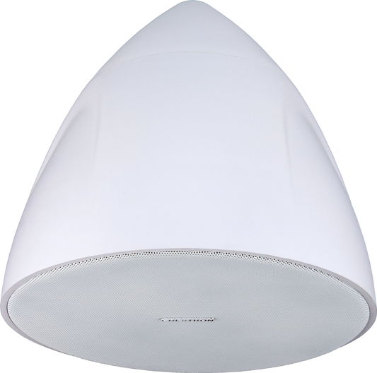 Crestron SAROS PD6T-W-T-EACH - Saros® 6.5” 2-Way Pendant Speaker, White Textured, Single