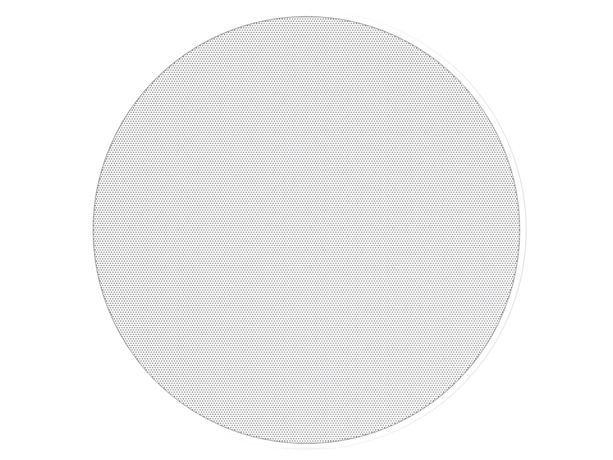 Crestron SPKA-GRILLE-IC6/IC8-AW-W-T - Round Grilles for 6 in. All Weather Speakers, White, 1 Pair