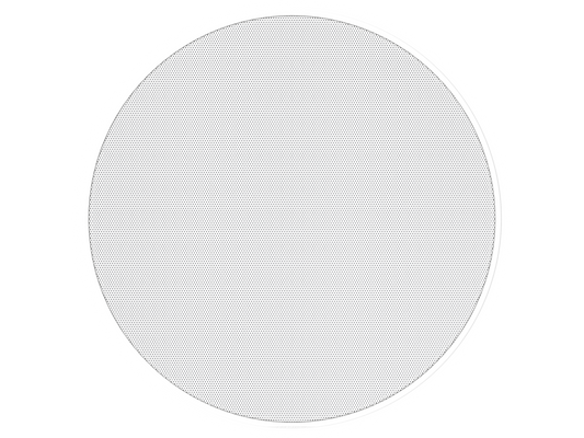 Crestron SPKA-GRILLE-IC6/IC8-AW-W-T - Round Grilles for 6 in. All Weather Speakers, White, 1 Pair