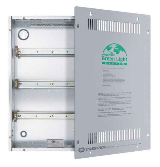 Crestron DIN-EN-3X18 - Enclosure for DIN Rail Devices, 3 DIN Rails, 18 M Wide