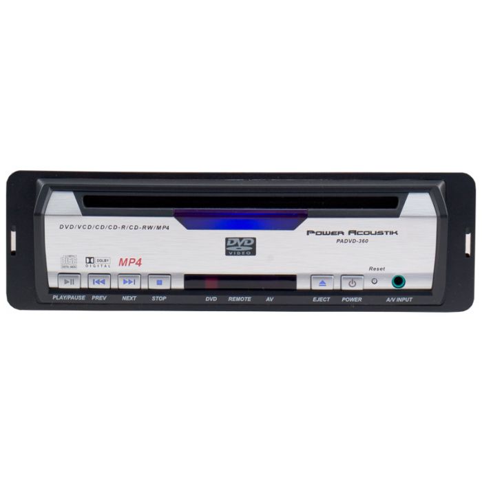 Power Acoustik PADVD-360 DIN In Dash DVD Player