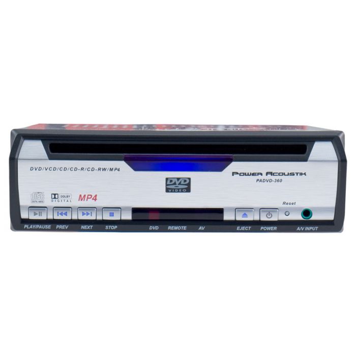 Power Acoustik PADVD-360 DIN In Dash DVD Player