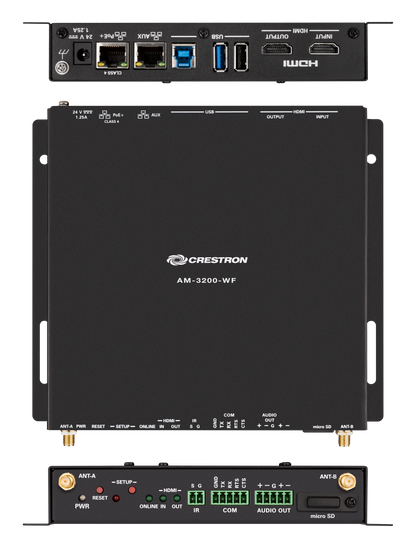 Crestron AM3-212 KIT - AirMedia® Series 3 Kit with AM-3200-WF Receiver, two AM-TX3-100 Adaptors, and Cradle