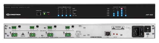 Crestron AMP-4600 - 4-Channel Power Amplifier, 600W/Ch.