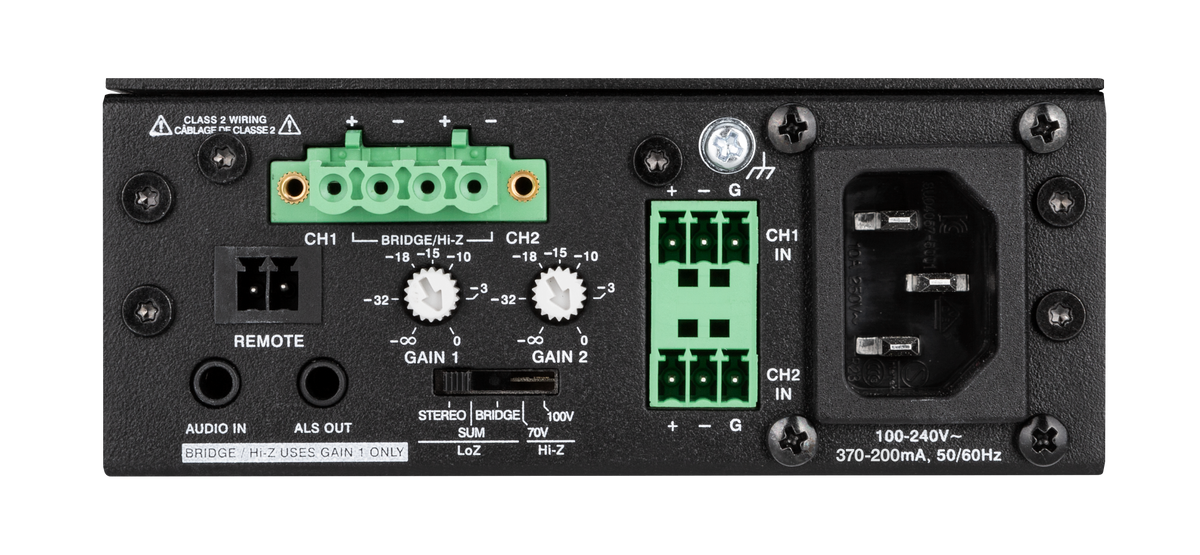 Crestron AMP-X75 - X-Series Amplifier, 75 W