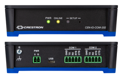 Crestron CEN-IO-COM-202 - Wi-Fi® Network I/O Extender with 2 COM Ports