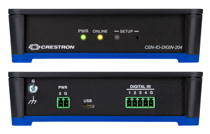 Crestron CEN-IO-DIGIN-204 - Wi-Fi® Network I/O Extender with 4 Digital Inputs