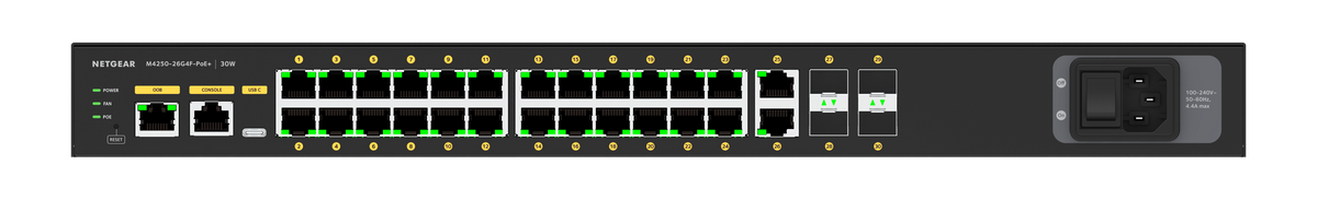 Crestron CEN-SWPOE-26 - 26 Port PoE+ Network Switch