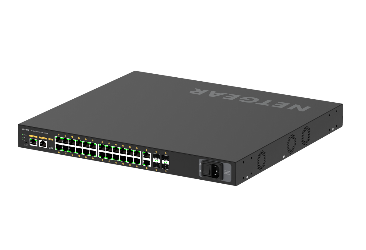 Crestron CEN-SWPOE-30-TAA - 30 Port PoE+ Managed Switch, TAA Compliant