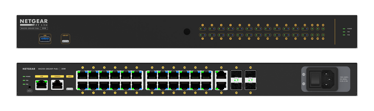 Crestron CEN-SWPOE-30 - 30 Port PoE+ Managed Switch