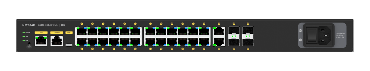 Crestron CEN-SWPOE-30 - 30 Port PoE+ Managed Switch
