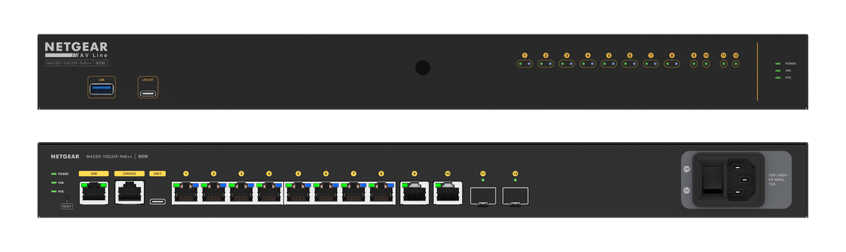 Crestron CEN-SWPOE-ULTRA-12 - 12 Port Ultra POE Managed Switch