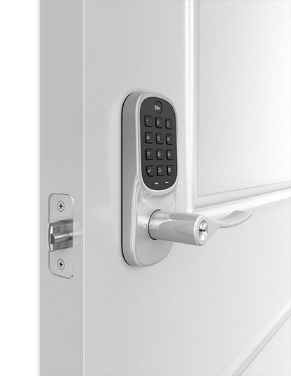Crestron CLK-YL-YRL216-CR2-619 - Yale® Assure Lever Lock, Pushbutton Keypad with infiNET EX® Technology, Satin Nickel