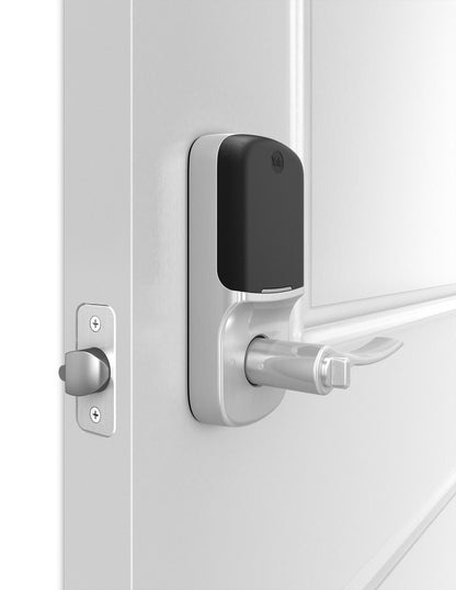 Crestron CLK-YL-YRL216-CR2-619 - Yale® Assure Lever Lock, Pushbutton Keypad with infiNET EX® Technology, Satin Nickel