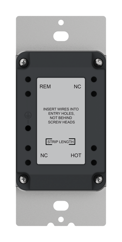 Crestron CM2-AUX-RKR-W-S - Cameo® 2 In-Wall Multiway Remote, Standard Engraved, White Smooth