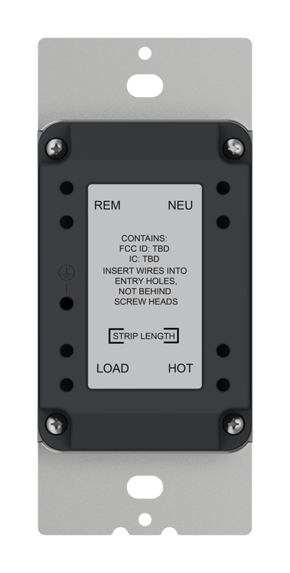 Crestron CM2-DIMUEX-RKR-W-S - Cameo® 2 In-Wall Universal Phase Dimmer with infiNET EX® Wireless Communication, 100-240VAC, Rocker Only, Standard Engraved, White Smooth