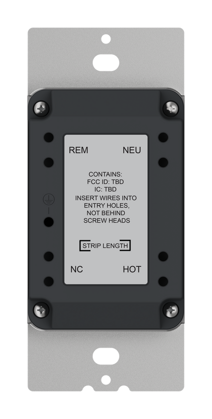 Crestron CM2-KPEX-RKR ENGRAVED - Cameo® 2 In-Wall Keypad with infiNET EX® Wireless Communication, 100-240VAC, Rocker Only, Custom Engraved