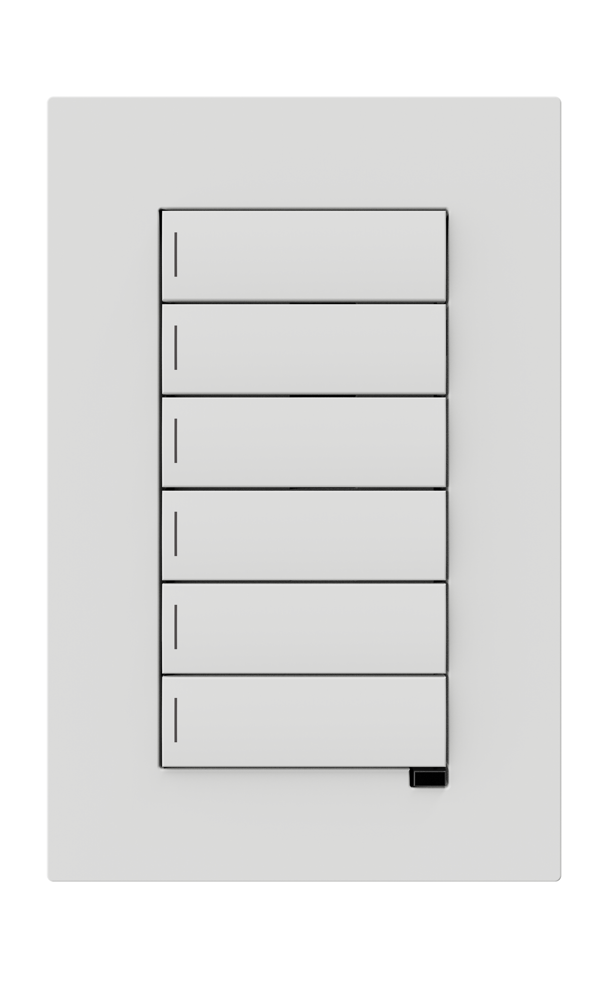 Crestron CM2-KPFCN-W-T - Cameo® 2 Flush Keypad with Cresnet® Communications, Full Keypad, Standard Engraved, White Textured