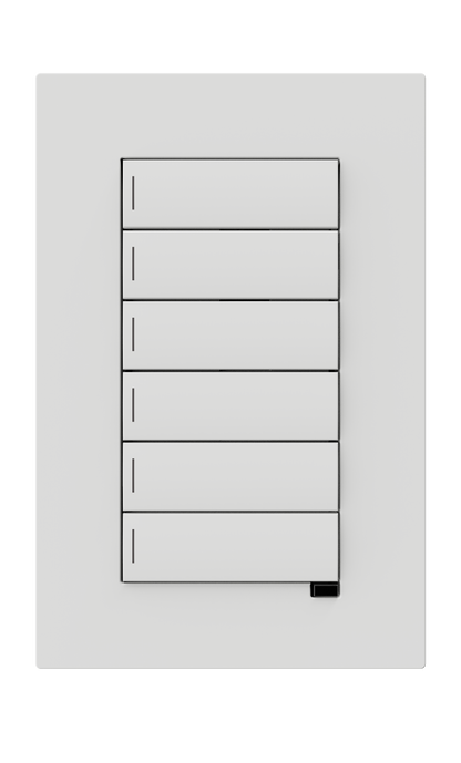 Crestron CM2-KPFCN-W-T - Cameo® 2 Flush Keypad with Cresnet® Communications, Full Keypad, Standard Engraved, White Textured